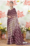 Raami Vol 4 By Vallabhi Printed Chiffon Sarees Supplier In India
